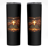 250th Anniversary USA Skinny Tumbler 1776 2026 4th of July Patriotic Us 250 Flag