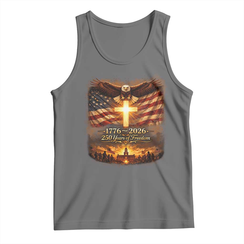250th Anniversary USA Tank Top 1776 2026 4th of July Patriotic Us 250 Flag