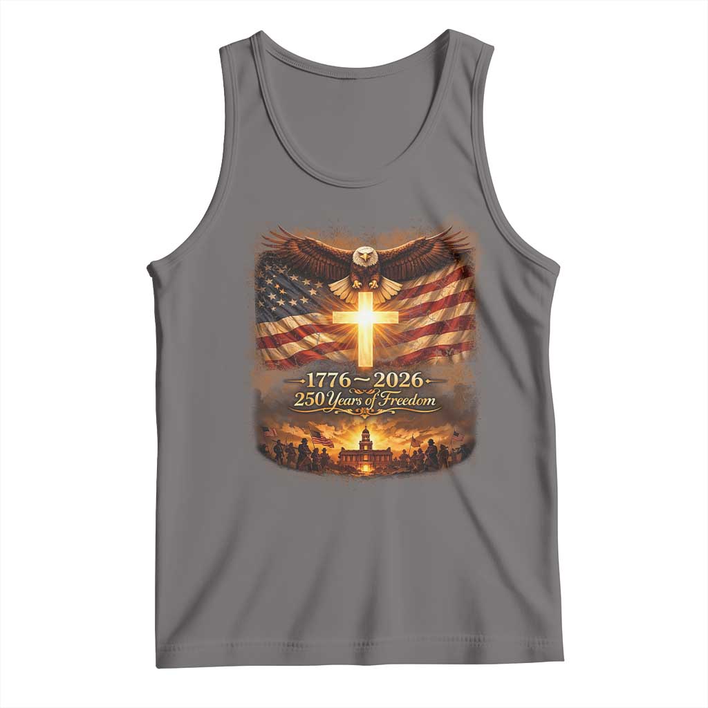250th Anniversary USA Tank Top 1776 2026 4th of July Patriotic Us 250 Flag