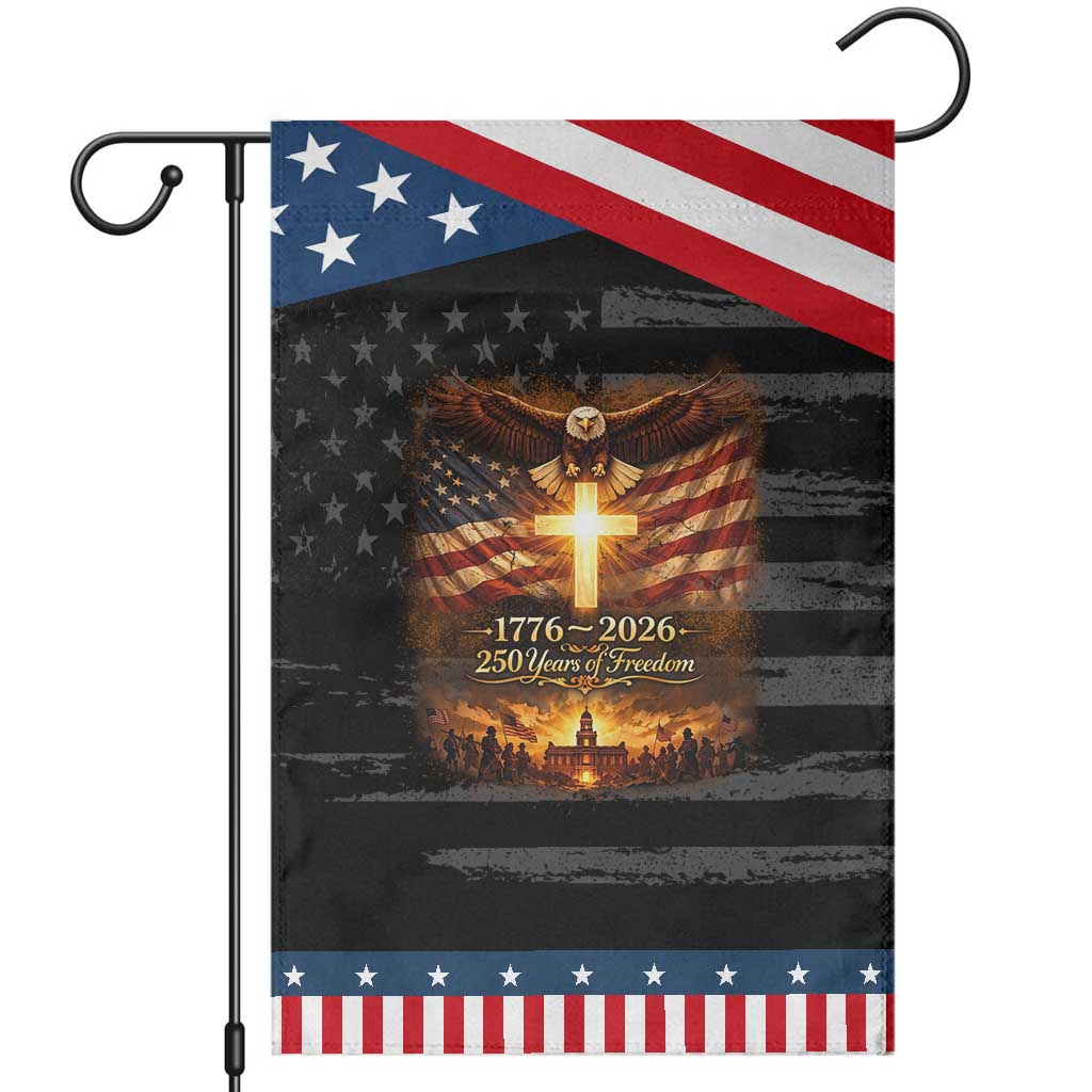 250th Anniversary USA Garden Flag 1776 2026 4th of July Patriotic Us 250 Flag
