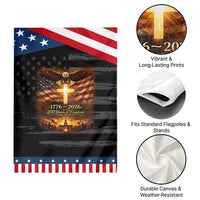 250th Anniversary USA Garden Flag 1776 2026 4th of July Patriotic Us 250 Flag