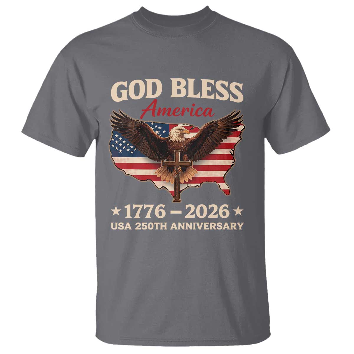 God Bless America 250th Anniversary T Shirt 250 Years USA 4th Of July