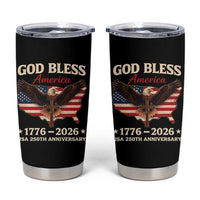 God Bless America 250th Anniversary Tumbler Cup 250 Years USA 4th Of July