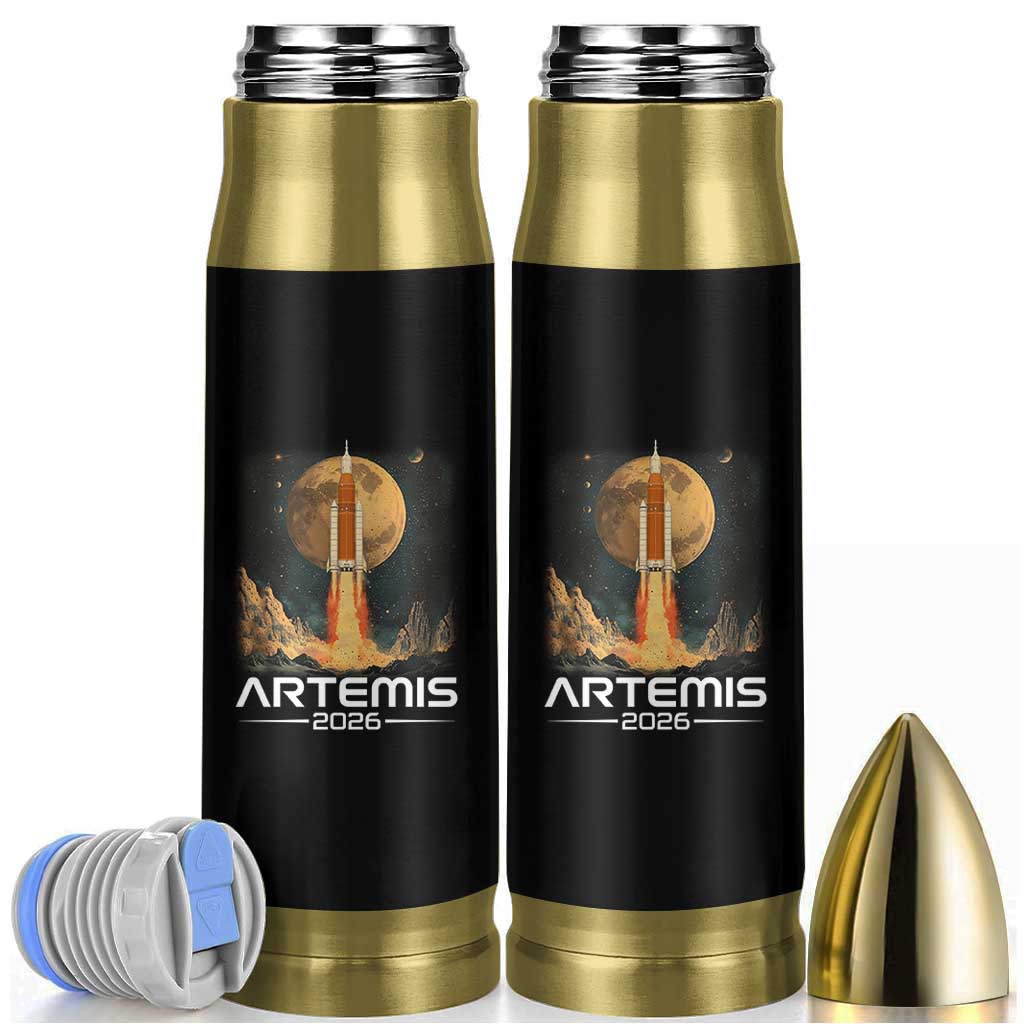 Launch To The Moon Mission Bullet Tumbler