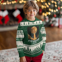 Launch To The Moon Mission Ugly Christmas Sweater
