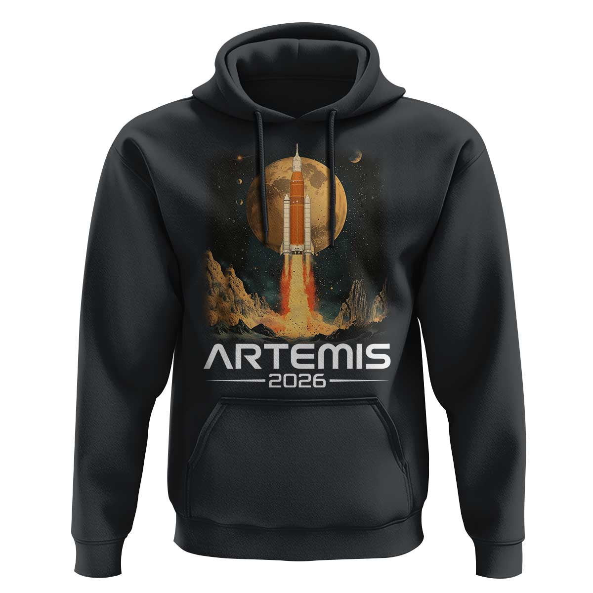 Launch To The Moon Mission Hoodie