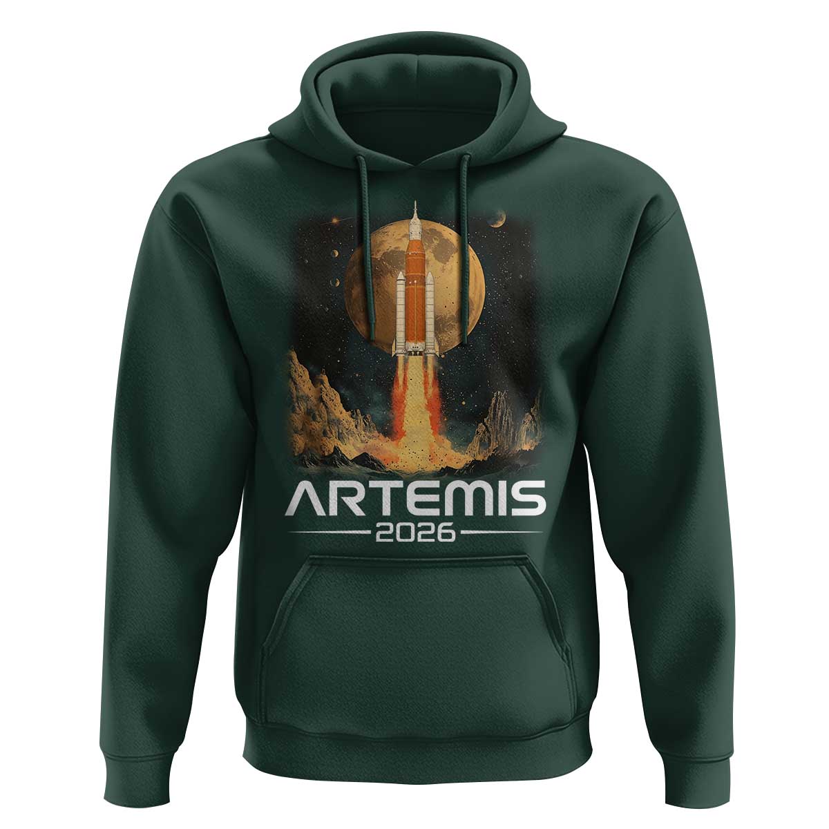 Launch To The Moon Mission Hoodie