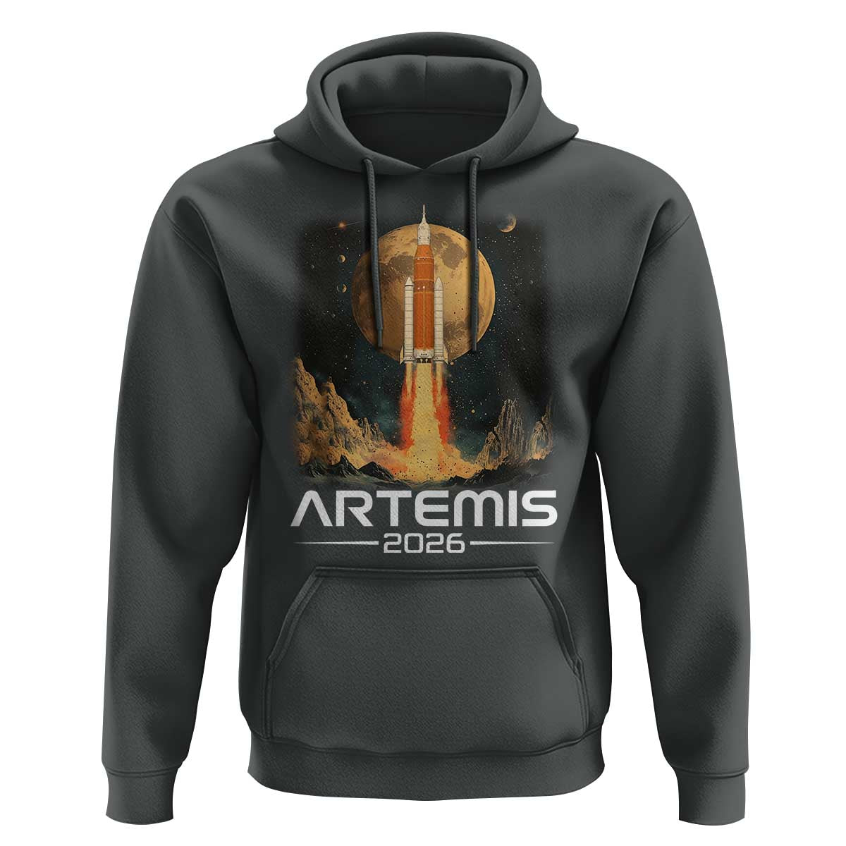 Launch To The Moon Mission Hoodie
