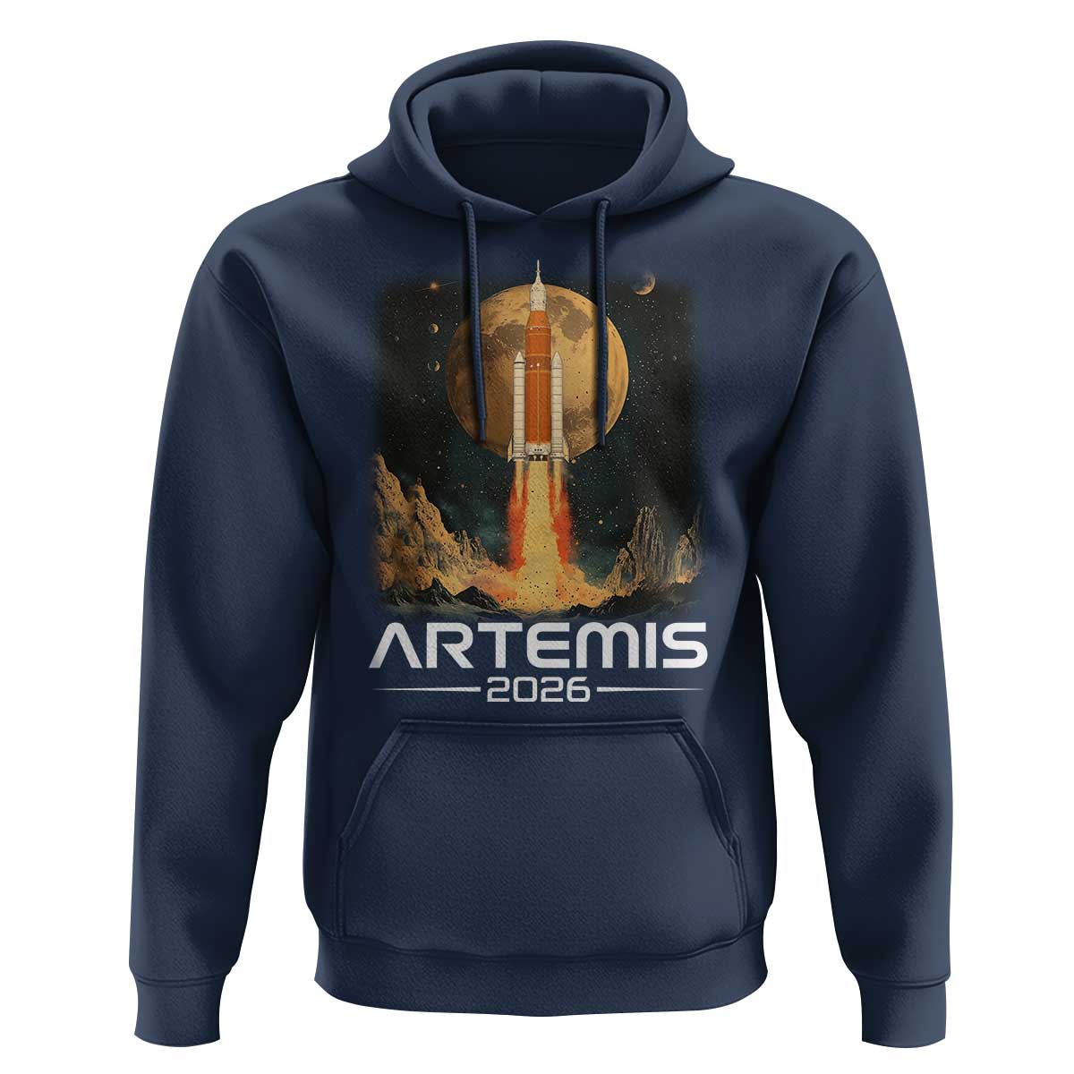 Launch To The Moon Mission Hoodie