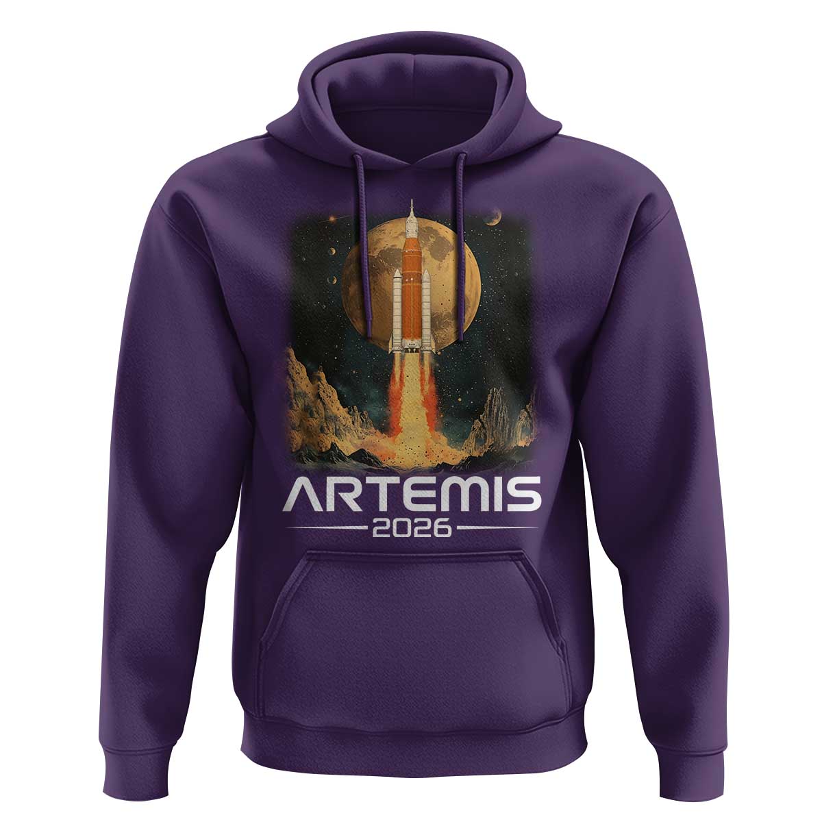 Launch To The Moon Mission Hoodie