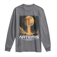 Launch To The Moon Mission Long Sleeve Shirt