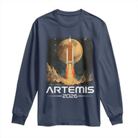 Launch To The Moon Mission Long Sleeve Shirt