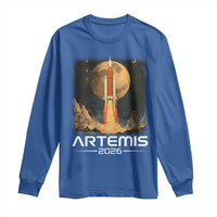 Launch To The Moon Mission Long Sleeve Shirt