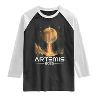 Launch To The Moon Mission Raglan Shirt