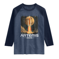 Launch To The Moon Mission Raglan Shirt