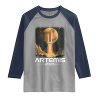 Launch To The Moon Mission Raglan Shirt