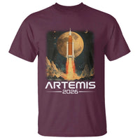 Launch To The Moon Mission T Shirt