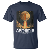 Launch To The Moon Mission T Shirt