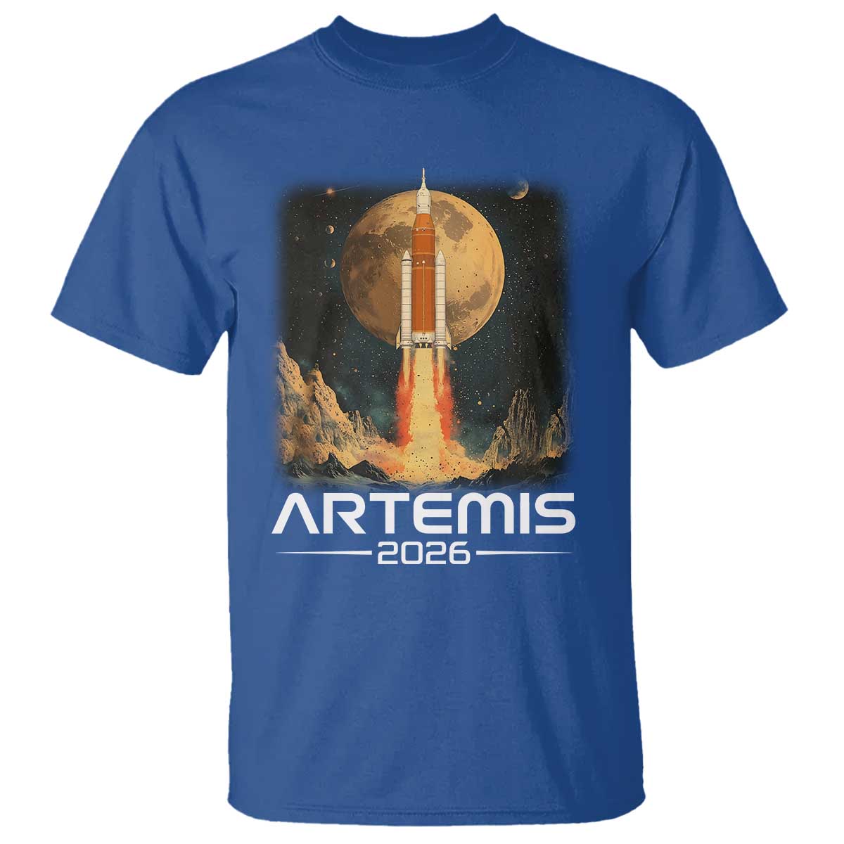 Launch To The Moon Mission T Shirt