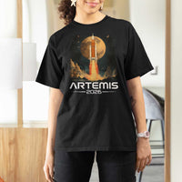 Launch To The Moon Mission T Shirt For Women