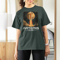 Launch To The Moon Mission T Shirt For Women