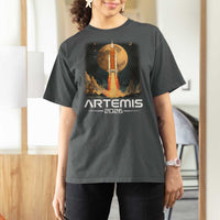 Launch To The Moon Mission T Shirt For Women