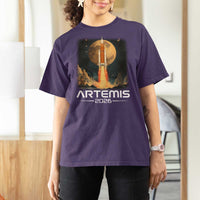 Launch To The Moon Mission T Shirt For Women