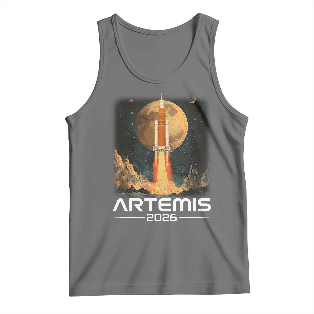 Launch To The Moon Mission Tank Top