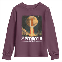 Launch To The Moon Mission Youth Sweatshirt