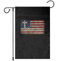 In God We Trust Christian US Flag Garden Flag