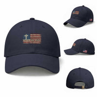 In God We Trust Christian US Flag Baseball Cap