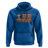 In God We Trust Christian US Flag Hoodie