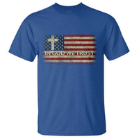 In God We Trust Christian US Flag T Shirt
