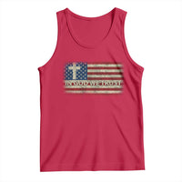 In God We Trust Christian US Flag Tank Top