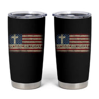 In God We Trust Christian US Flag Tumbler Cup