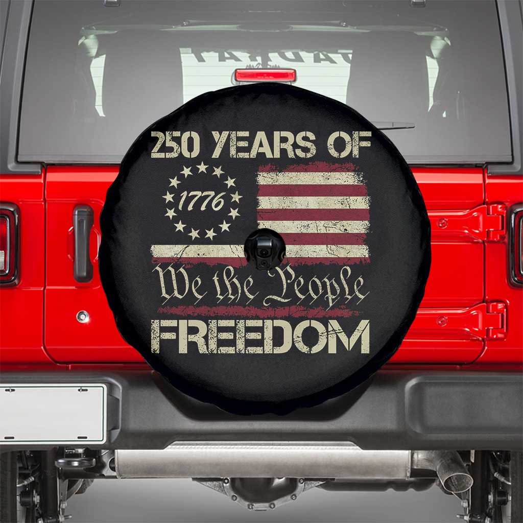 250 Years United States Spare Tire Cover We The People 1776 2026 Flag Memorial Day Patriotic 250th Birthday