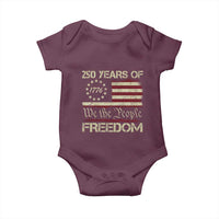 250 Years United States Baby Onesie We The People 1776 2026 Flag Memorial Day Patriotic 250th Birthday