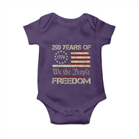 250 Years United States Baby Onesie We The People 1776 2026 Flag Memorial Day Patriotic 250th Birthday