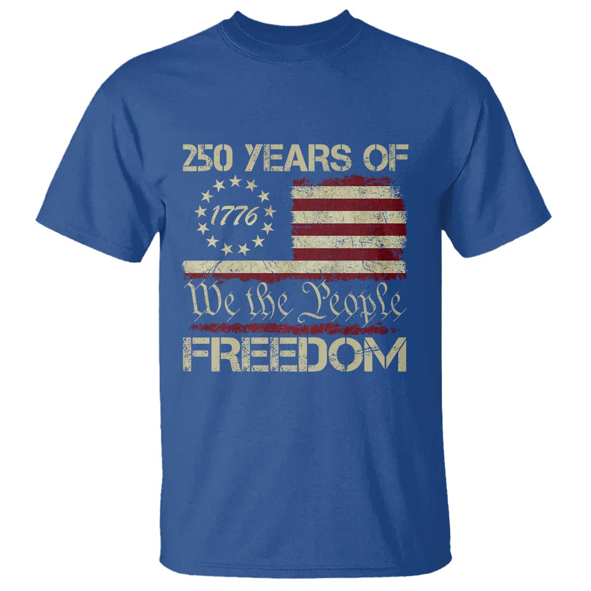 250 Years United States T Shirt We The People 1776 2026 Flag Memorial Day Patriotic 250th Birthday