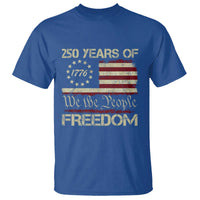250 Years United States T Shirt We The People 1776 2026 Flag Memorial Day Patriotic 250th Birthday