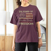 250 Years United States T Shirt For Women We The People 1776 2026 Flag Memorial Day Patriotic 250th Birthday