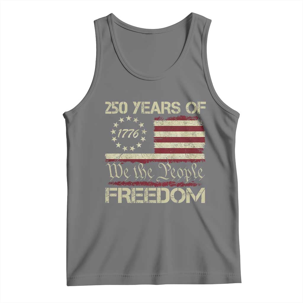 250 Years United States Tank Top We The People 1776 2026 Flag Memorial Day Patriotic 250th Birthday