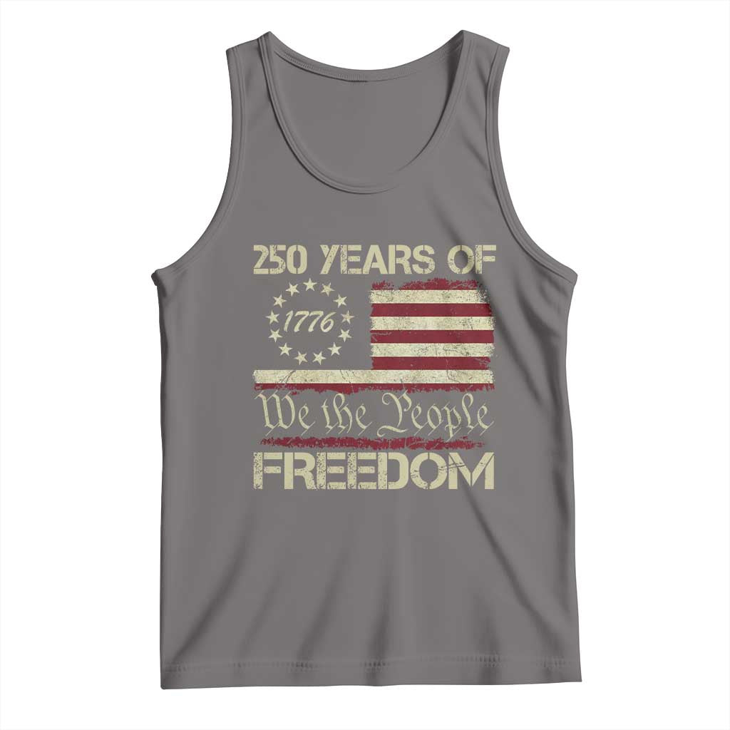 250 Years United States Tank Top We The People 1776 2026 Flag Memorial Day Patriotic 250th Birthday
