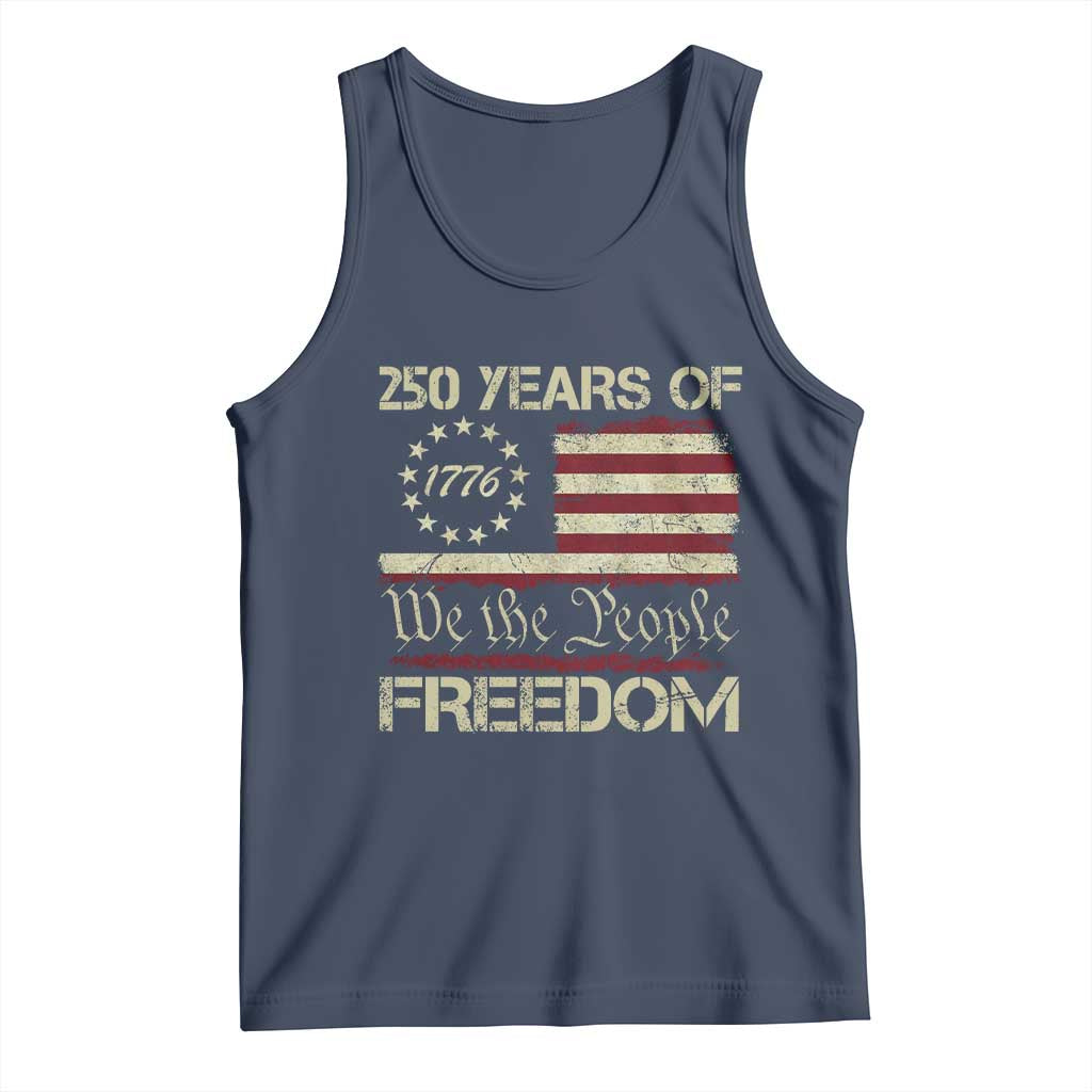 250 Years United States Tank Top We The People 1776 2026 Flag Memorial Day Patriotic 250th Birthday