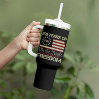 250 Years United States Tumbler With Handle We The People 1776 2026 Flag Memorial Day Patriotic 250th Birthday