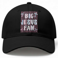 Big Jesus Fan Baseball Cap Striped Preppy Christian Believer Faith God Religious Gifts