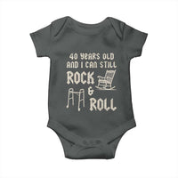40th Birthday Gift For Men Baby Onesie Funny Man Saying Gag Gift 40 Years Old Birthday