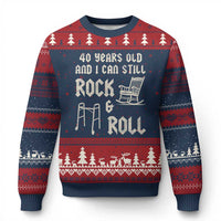 40th Birthday Gift For Men Ugly Christmas Sweater Funny Man Saying Gag Gift 40 Years Old Birthday