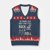 40th Birthday Gift For Men V-Neck Knit Sweater Vest Funny Man Saying Gag Gift 40 Years Old Birthday