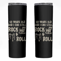 40th Birthday Gift For Men Skinny Tumbler Funny Man Saying Gag Gift 40 Years Old Birthday